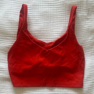 ALL ACCESS Red Sports Bra